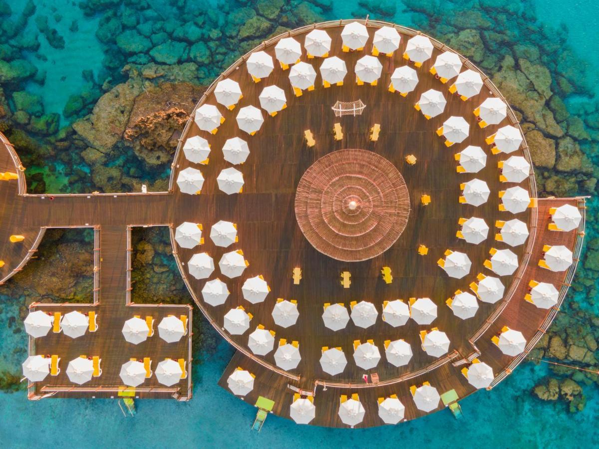 Salamis Bay Conti Resort Hotel & Casino Famagusta  Exterior foto Aerial view of the floating bar